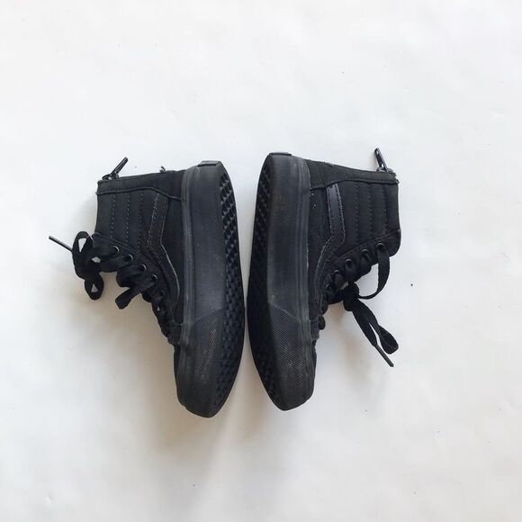 Vans black sk8 high top sneakers VGUC size 10.5 - Picture 2 of 10